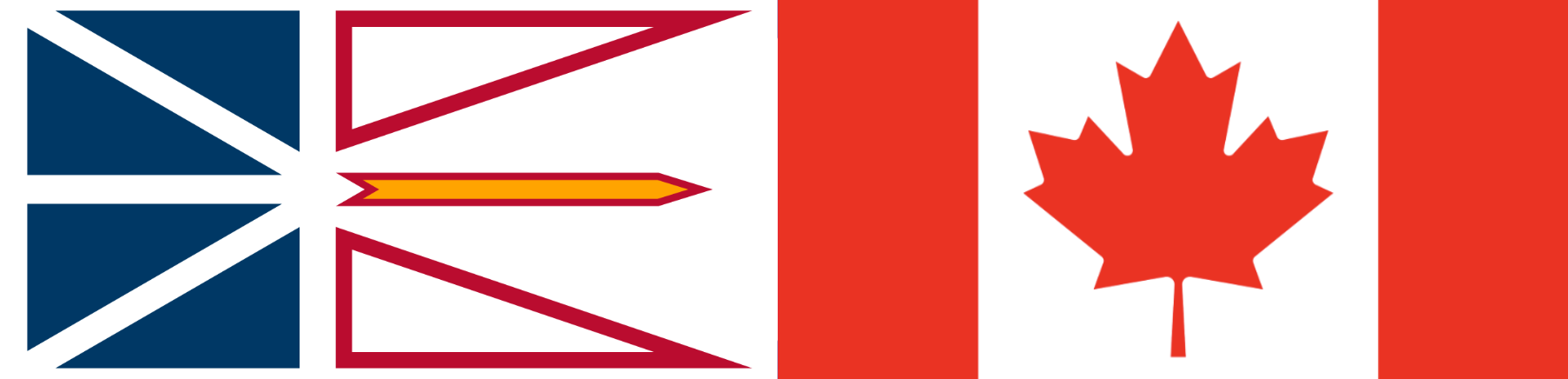 Newfoundland and Labrador / Canada Flag