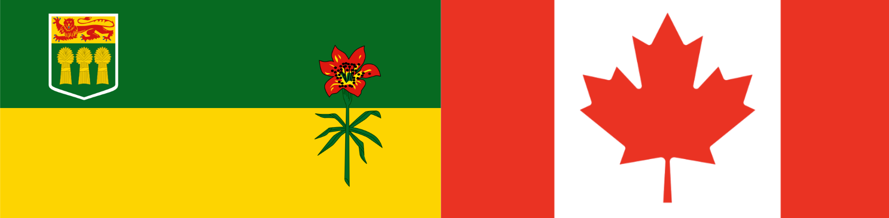 Saskatchewan / Canada Flag